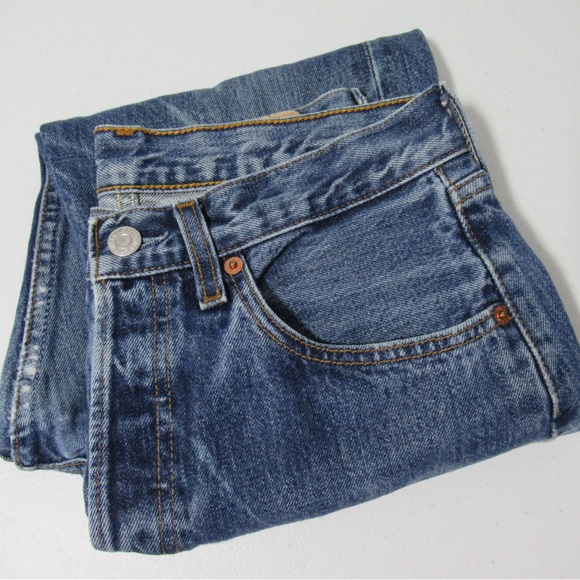 Levi’s Vintage Denim Jeans Bleach Acid Wash Detail Size 27 - Picture 17 of 17